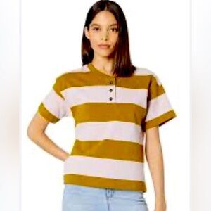 MADEWELL PARKVIEW STRIPE RUGBY TEE